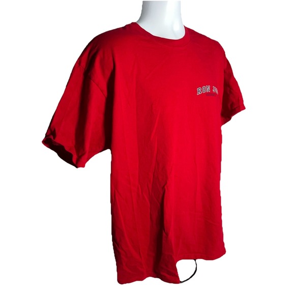 Ron Jon Surf Shop Cozumel Mexico Men's Size XL shirt Double Sided Red - Picture 6 of 7